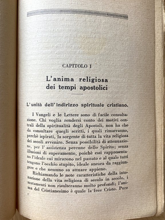 DOTTRINE SPIRITUALI ATTRAVERSO LA STORIA DELLA RELIGIOSITÀ CRISTIANA