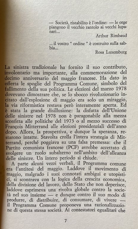 PRELUDIO ALLA RIVOLUZIONE. 1968-1979 STAGIONI DI CONFLITTI