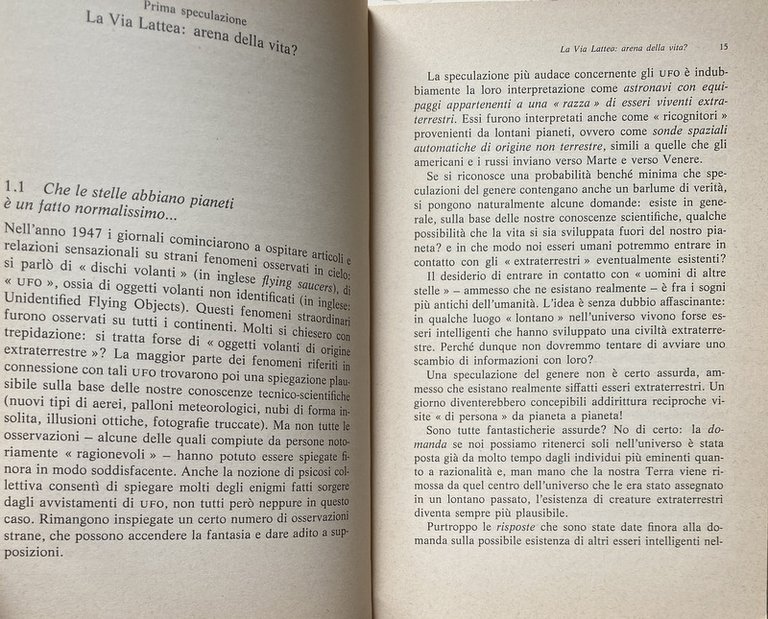 L'ALTRA SPONDA DELLO SPAZIO. LA VITA NELLE STELLE REMOTE