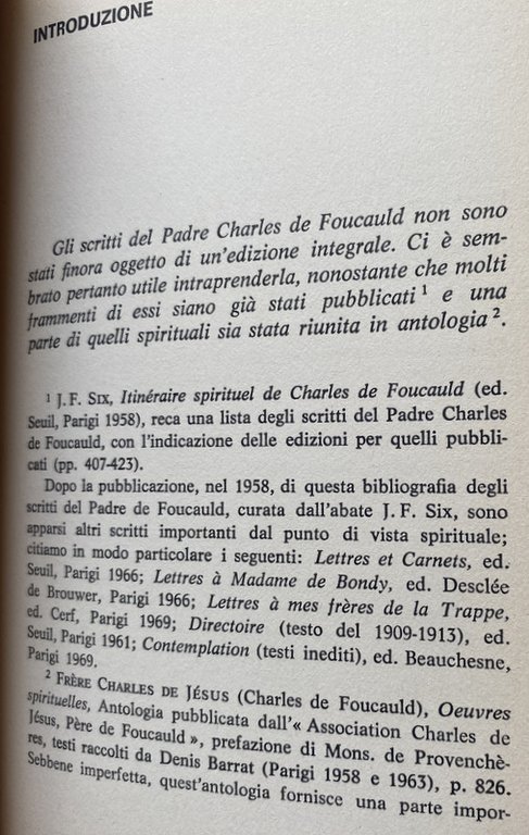 SCRITTI SPIRITUALI. MEDITAZIONI SUI PASSI DEI VANGELI RELATIVI A DIO …