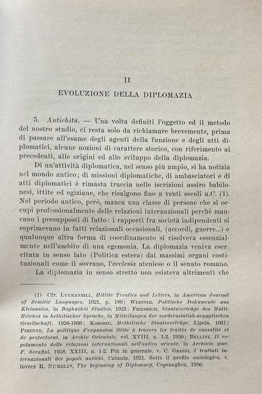 NOZIONI DI DIPLOMAZIA E DI DIRITTO DIPLOMATICO