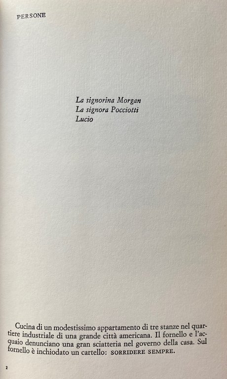 TEATRO. LA CAMERA BUIA, RITRATTO DI MADONNA, LA LUNGA PERMANENZA …