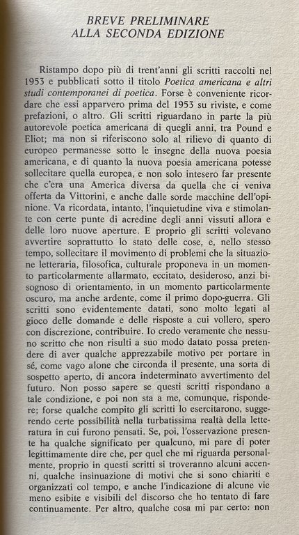 POETICA AMERICANA E ALTRI STUDI DI POETICA