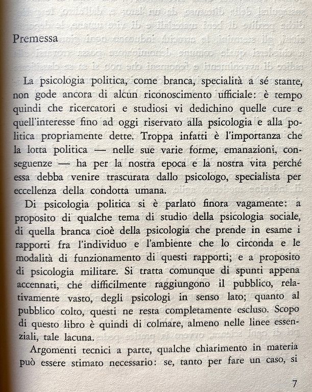 LA TIRANNIA PSICOLOGICA. STUDIO DI PSICOLOGIA POLITICA