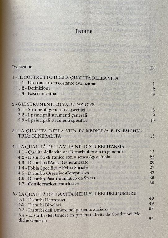 L'IMPATTO DELLA PSICOPATOLOGIA AFFETTIVA (SIA CONCLAMATA CHE SOTTOSOGLIA) SULLA QUALITÀ …