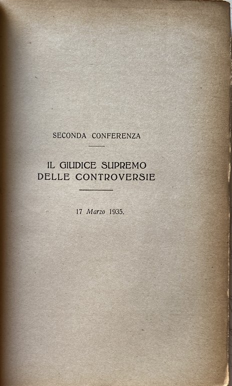 L'EREDITÀ DI GESÙ. CONFERENZE DI NOSTRA SIGNORA DI PARIGI (1935)