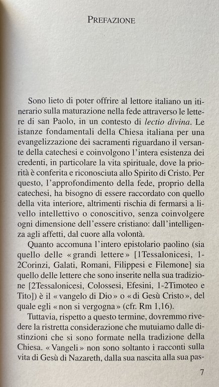TRASFORMATI DALLO SPIRITO: LECTIO DIVINA SULLE LETTERE DI PAOLO