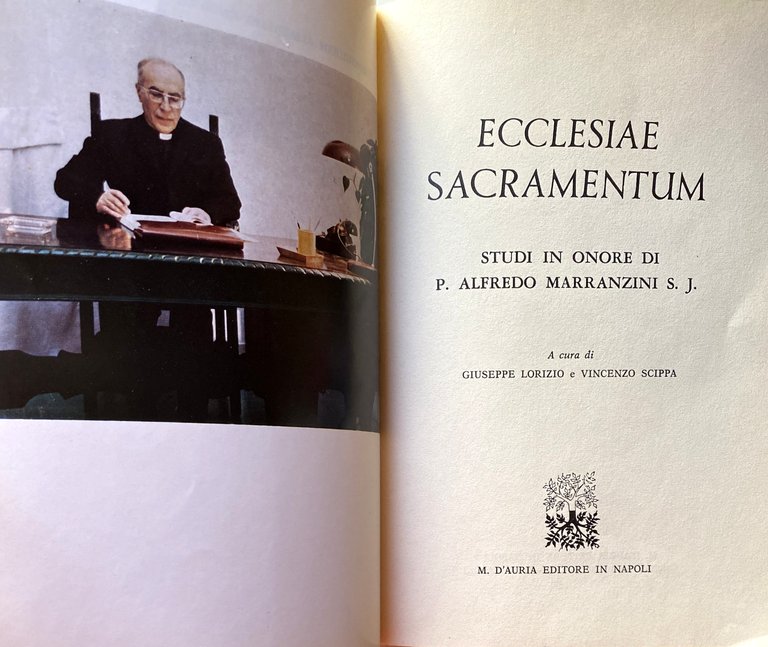 ECCLESIAE SACRAMENTUM. STUDI IN ONORE DI P. ALFREDO MARRANZINI S. …