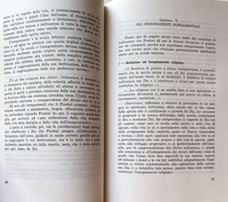 IL METODO FROEBEL PER L'EDUCAZIONE PRESCOLASTICA