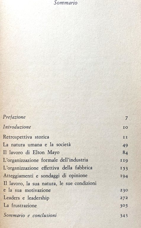 LA PSICOLOGIA SOCIALE DELL'INDUSTRIA. DEMOCRAZIA O AUTORITARISMO NELLE FABBRICHE?