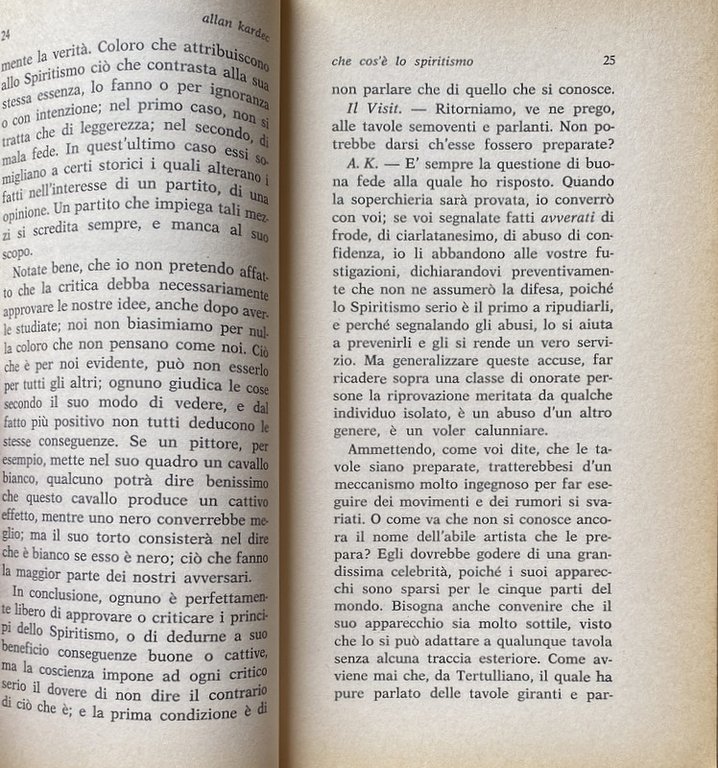CHE COS'È LO SPIRITISMO?