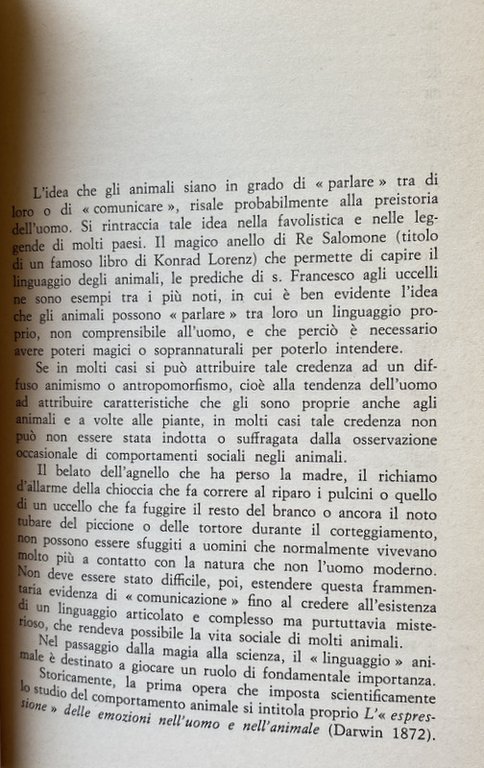 LA COMUNICAZIONE ANIMALE