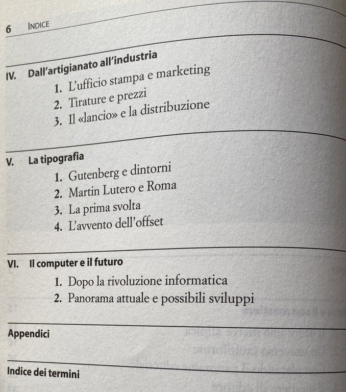 L'EDITORIA. UN'INDUSTRIA DELL'ARTIGIANATO