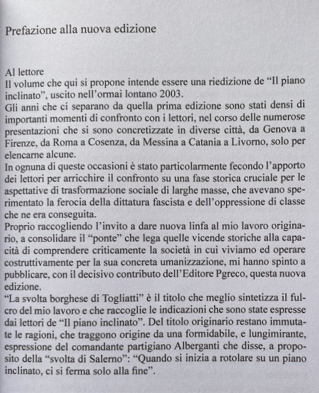 LA SVOLTA BORGHESE DI TOGLIATTI. IL PCI DA SALERNO ALLE …