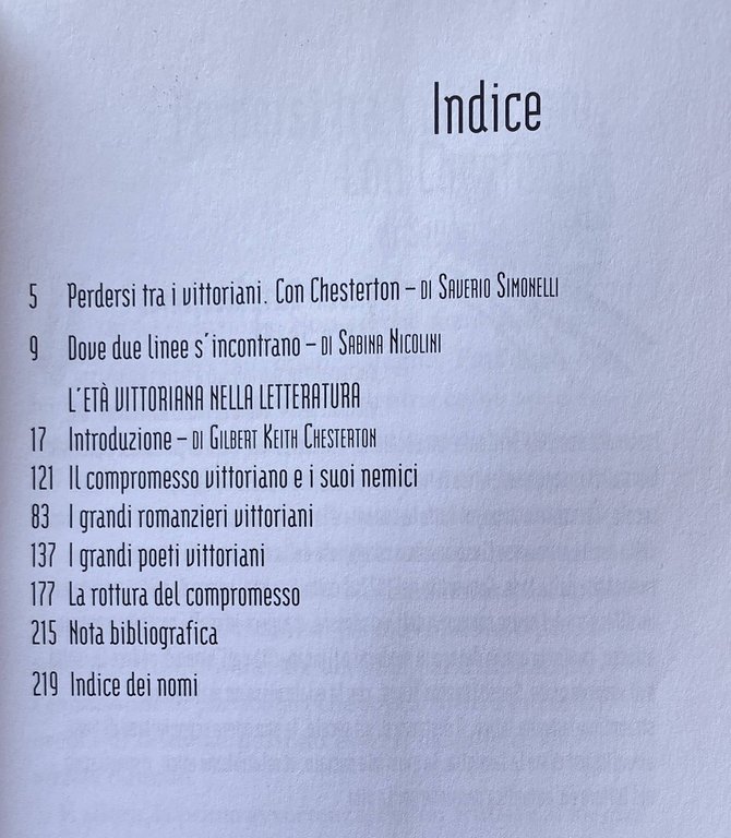 L'ETA VITTORIANA NELLA LETTERATURA