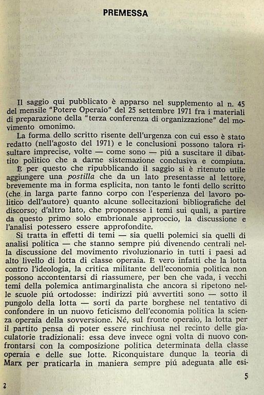 CRISI DELLO STATO-PIANO. COMUNISMO E ORGANIZZAZIONE RIVOLUZIONARIA