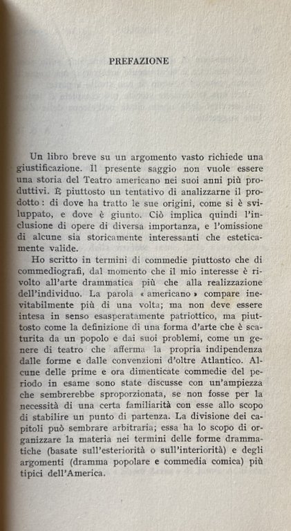 CINQUANT'ANNI DI TEATRO AMERICANO