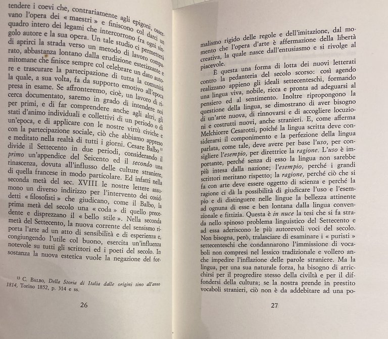 LA LINGUA LETTERARIA DEL MEZZOGIORNO D'ITALIA NEL SETTECENTO