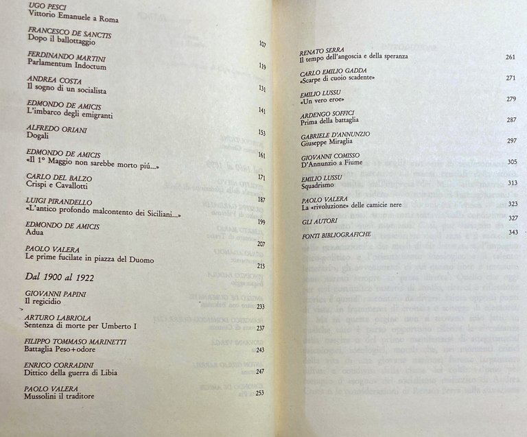 L'ITALIA RACCONTATA: PAGINE SCELTE DAL 1860 AL 1922; PAGINE SCELTE …