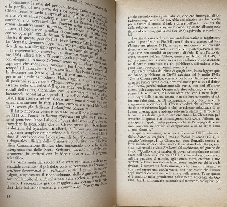 LA POLITICA IN CONFESSIONALE. I COMPORTAMENTI POLITICI, LA LIBERTÀ IDEOLOGICA, …