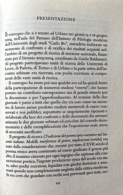 DOPO TASSO. PERCORSI DEL POEMA EROICO. ATTI DEL CONVEGNO DI …