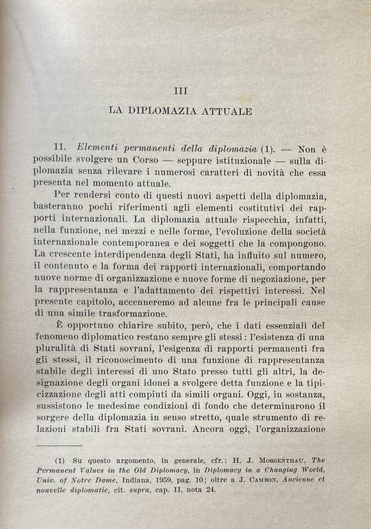 NOZIONI DI DIPLOMAZIA E DI DIRITTO DIPLOMATICO