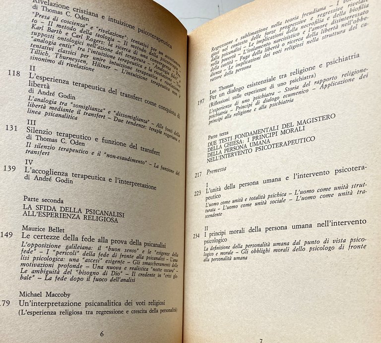 ESPERIENZA RELIGIOSA E INTERPRETAZIONE PSICANALITICA A CONFRONTO NELL'OSSERVAZIONE CLINICA E …