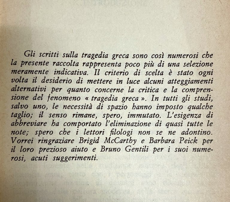 LA TRAGEDIA GRECA GUIDA STORICA E CRITICA