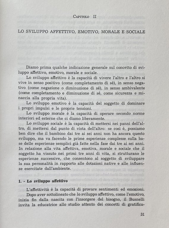 PROBLEMI DI PSICOLOGIA E DI PEDAGOGIA DELL'INFANZIA