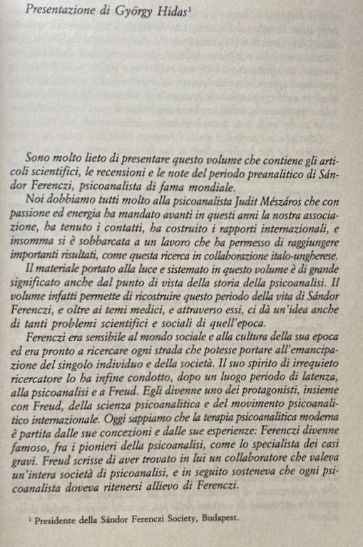 LA MIA AMICIZIA CON MIKSA SCHÄCHTER: SCRITTI PREANALITICI 1899-1908