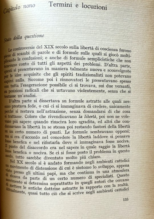 I CATTOLICI E LA LIBERTÀ DI OPINIONE