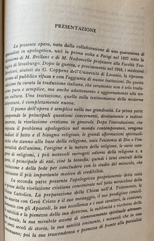 ENCICLOPEDIA APOLOGETICA DELLA RELIGIONE CATTOLICA.