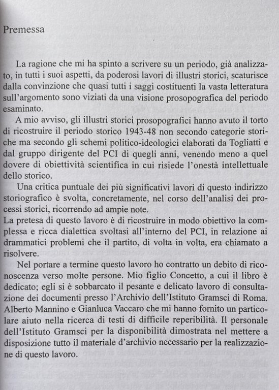 LA SVOLTA BORGHESE DI TOGLIATTI. IL PCI DA SALERNO ALLE …
