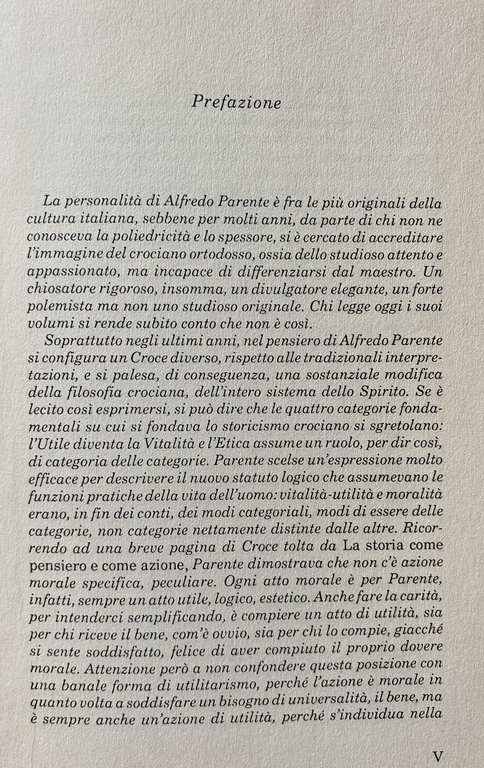 ALFREDO PARENTE: ANTOLOGIA DEGLI SCRITTI