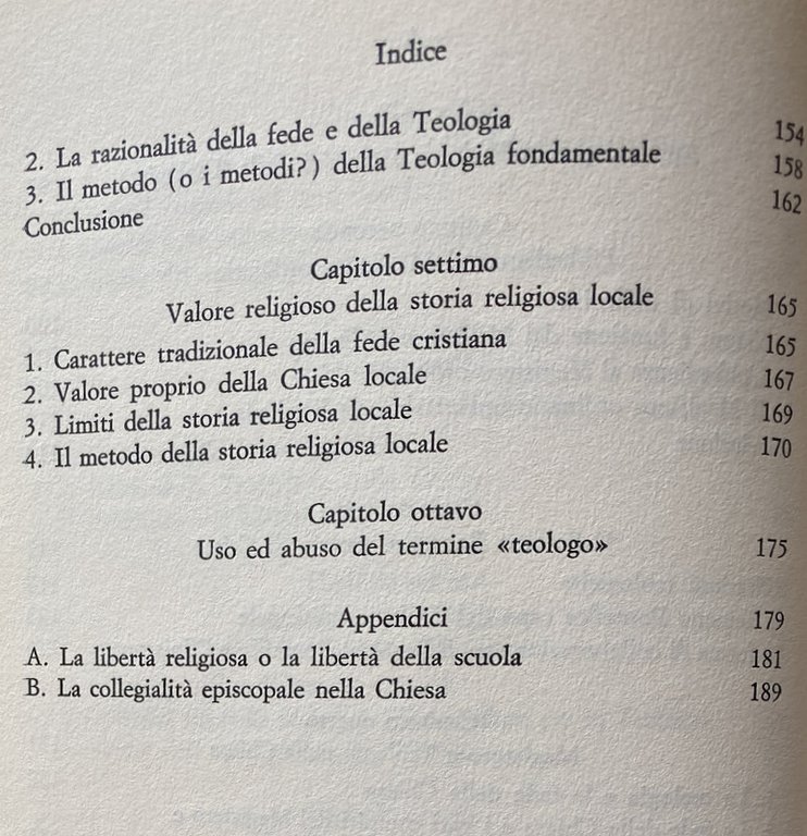 IL COMPITO DELLA TEOLOGIA. BREVE ESPOSIZIONE DELLA DOTTRINA CATTOLICA