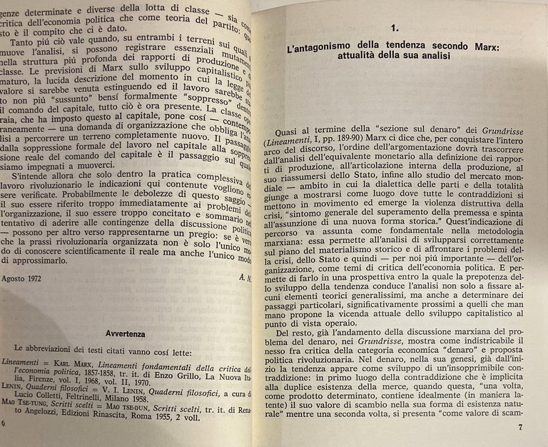 CRISI DELLO STATO-PIANO. COMUNISMO E ORGANIZZAZIONE RIVOLUZIONARIA