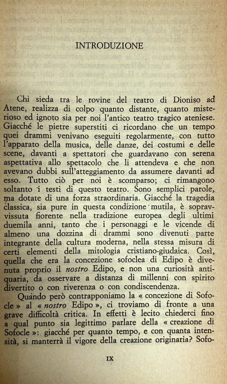 LA TRAGEDIA GRECA GUIDA STORICA E CRITICA