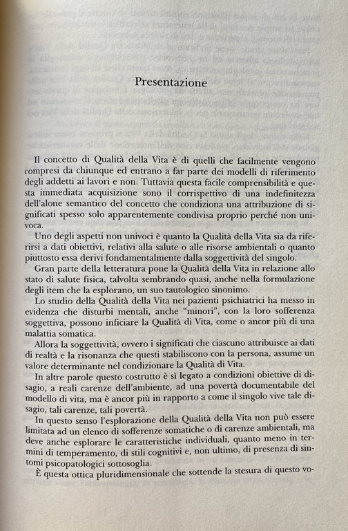 L'IMPATTO DELLA PSICOPATOLOGIA AFFETTIVA (SIA CONCLAMATA CHE SOTTOSOGLIA) SULLA QUALITÀ …