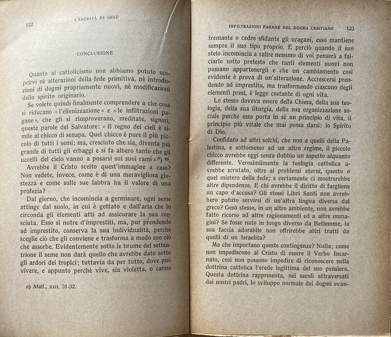 L'EREDITÀ DI GESÙ. CONFERENZE DI NOSTRA SIGNORA DI PARIGI (1935)