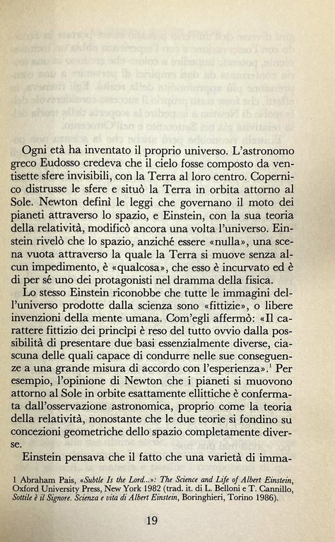 EINSTEIN, GERTRUDE STEIN, WITTGENSTEIN & FRANKENSTEIN. LA REINVENZIONE DELL'UNIVERSO