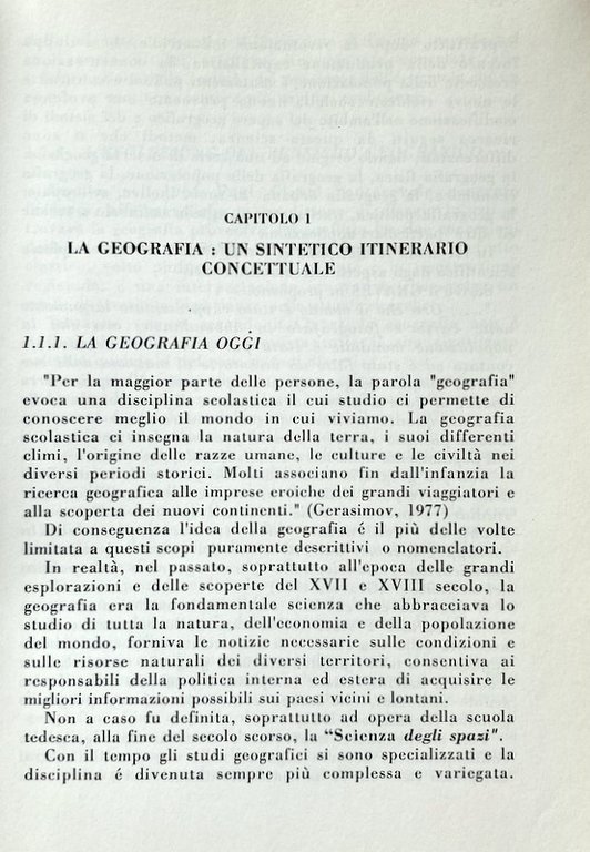 SOCIETÀ, AMBIENTE, TERRITORIO. ITINERARI PER UNA LETTURA GEOGRAFICA