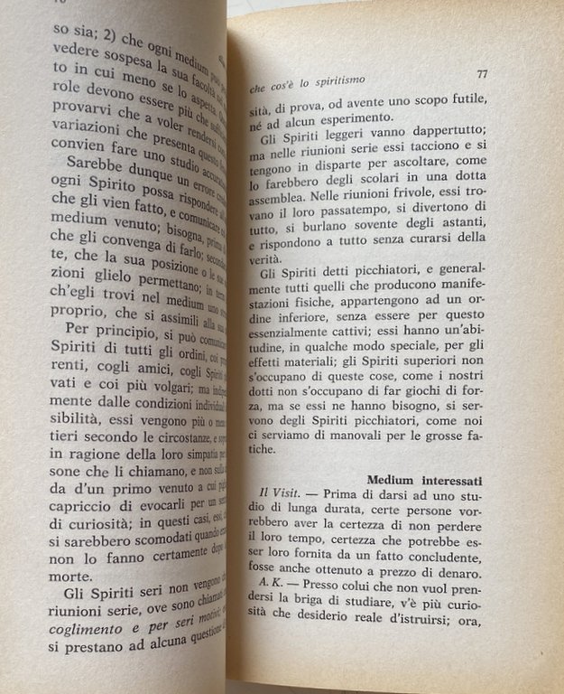 CHE COS'È LO SPIRITISMO?