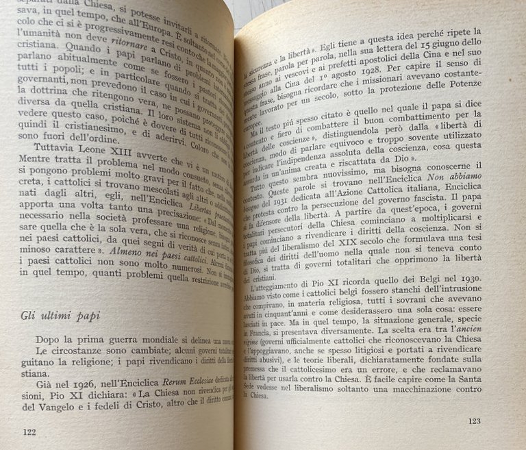 I CATTOLICI E LA LIBERTÀ DI OPINIONE