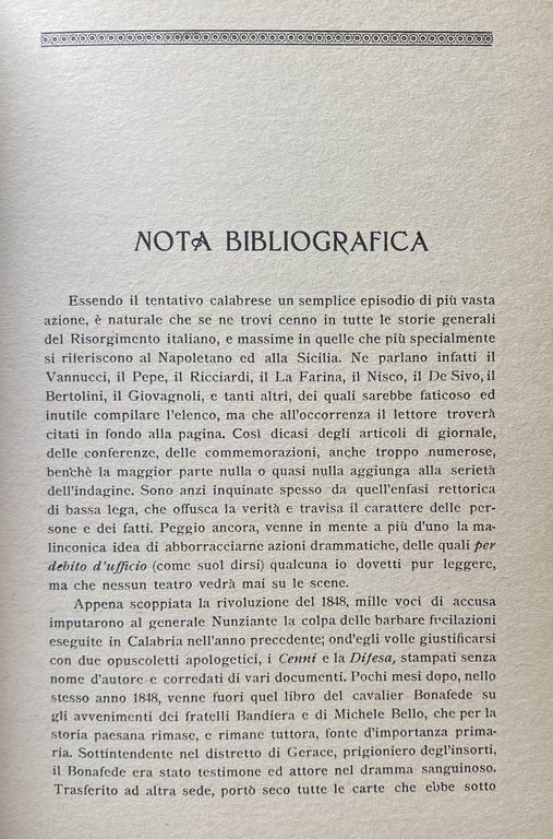 LOTTA E MARTIRIO DEL POPOLO CALABRESE (1847-1848) VOLUME 1: IL …