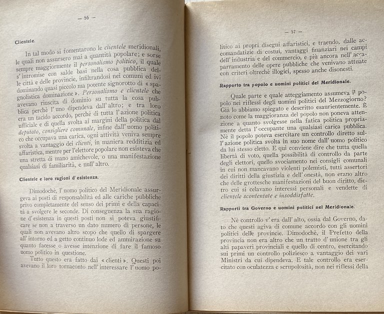 L'EVOLUZIONE DELLA COSCIENZA POLITICA DEL POPOLO MERIDIONALE