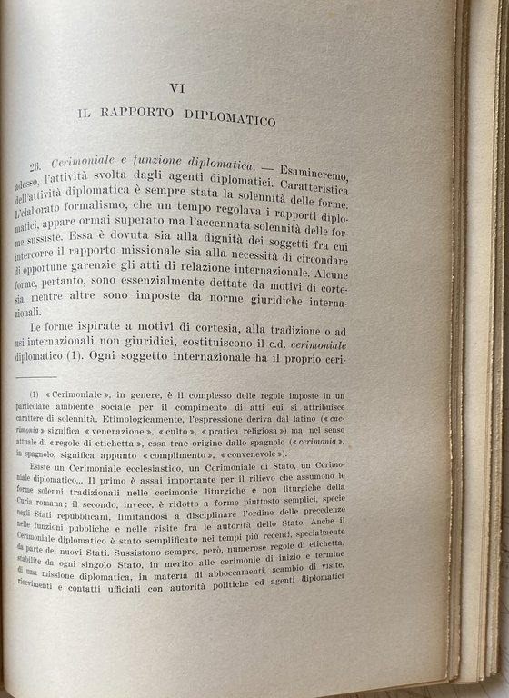 NOZIONI DI DIPLOMAZIA E DI DIRITTO DIPLOMATICO