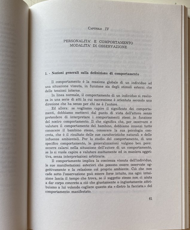 PROBLEMI DI PSICOLOGIA E DI PEDAGOGIA DELL'INFANZIA