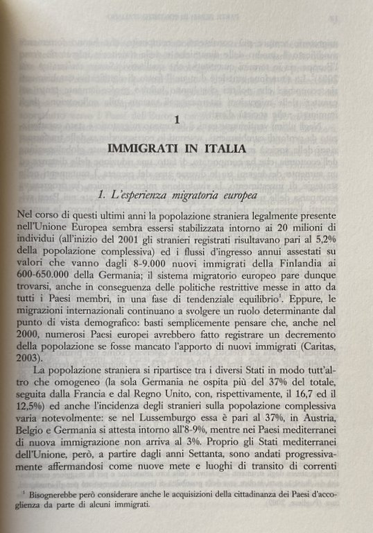 GEOGRAFIE DELL'IMMIGRAZIONE. SPAZI MULTIETNICI NELLE CITTÀ: IN ITALIA, CAMPANIA, NAPOLI