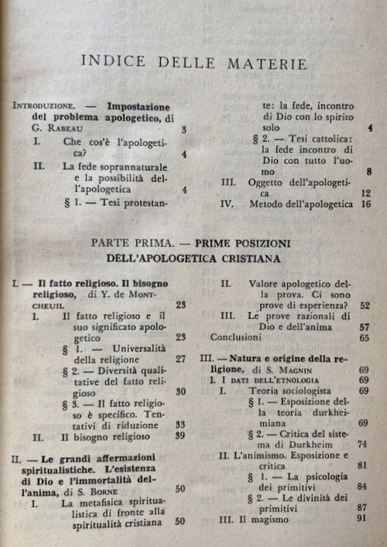 ENCICLOPEDIA APOLOGETICA DELLA RELIGIONE CATTOLICA.