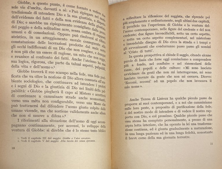 ALLA TAVOLA DEI PECCATORI: TRA GIOBBE E SANTA TERESA DI …